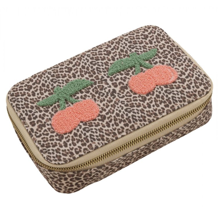 Пенал Jeune Premier с наполнением Pencil Box Filled Leopard Cherry (леопардовая вишня) 131300 Jeune Premier PF023184 