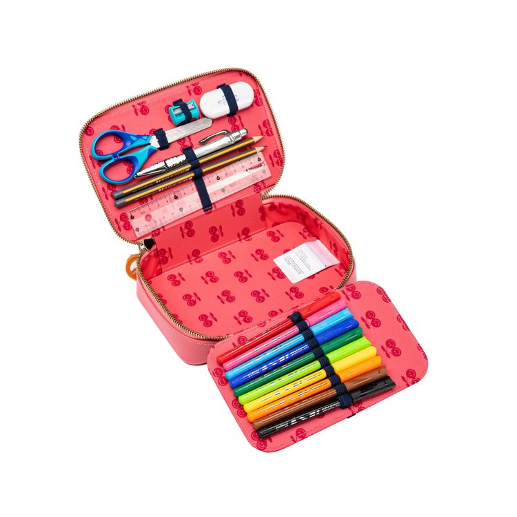 Фото 4 Пенал Jeune Premier Pencil Box Filled Pet-à-Porter (розовый с синим) 131322 Jeune Premier PF025239
