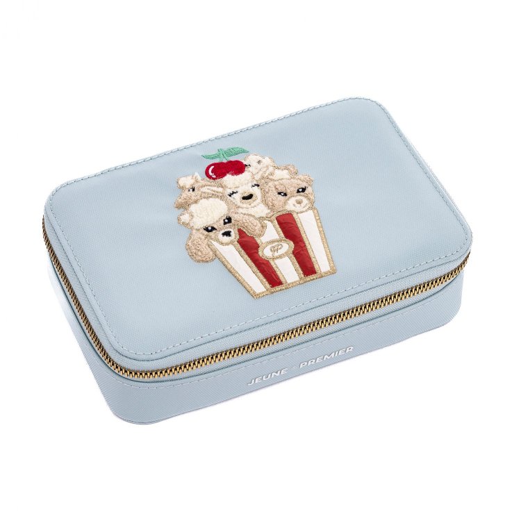 Jeune Premier Пенал Pencil Box Filled Popcorn (голубой)