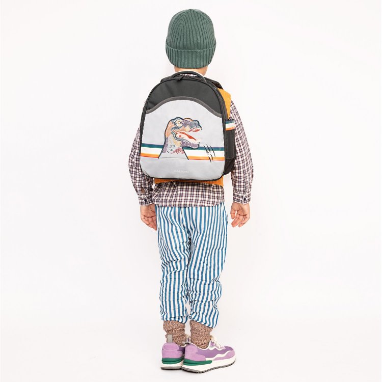 Фото 7 Рюкзак Jeune Premier Backpack Ralphie Reflectosaurus (серый с динозавром) 104444 Jeune Premier RA023208