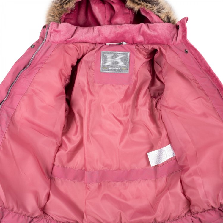 Фото 3 Пальто Kerry LENNA (темно-розовый со светоотражающим принтом) 93559 Kerry K22433 6010