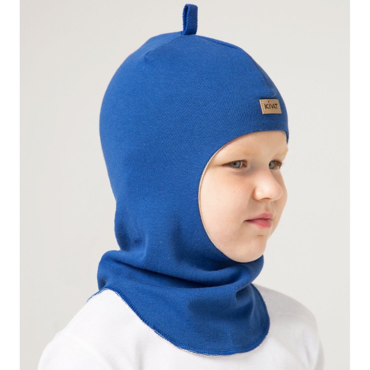 Фото 2 Шапка-шлем Kivat хлопковый со вставками (голубой) 85331 Kivat 442 62 V