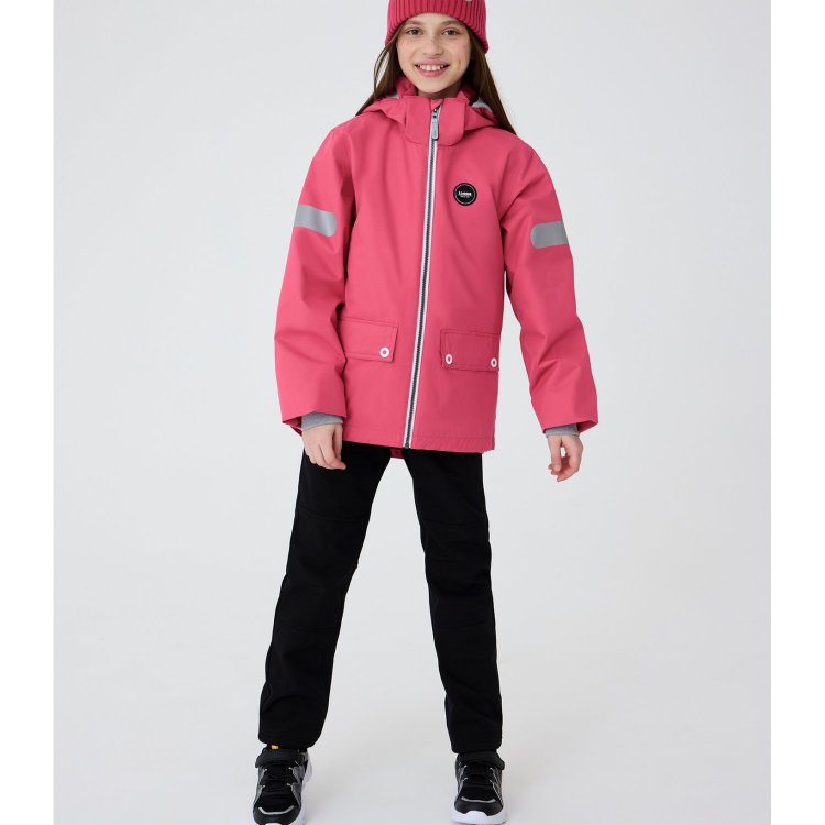 Фото 11 Куртка-ветровка + утепленный жилет Star Sydvest (розовый) 114560 Lassie 7100105A-4671