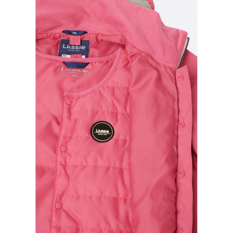 Фото 5 Куртка-ветровка + утепленный жилет Star Sydvest (розовый) 114560 Lassie 7100105A-4671
