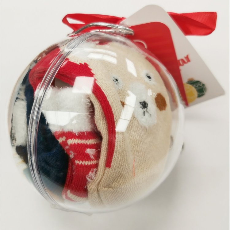 Фото 2 Подарочный шар с носками (красный, синий) 112168 LB LB 230 231
