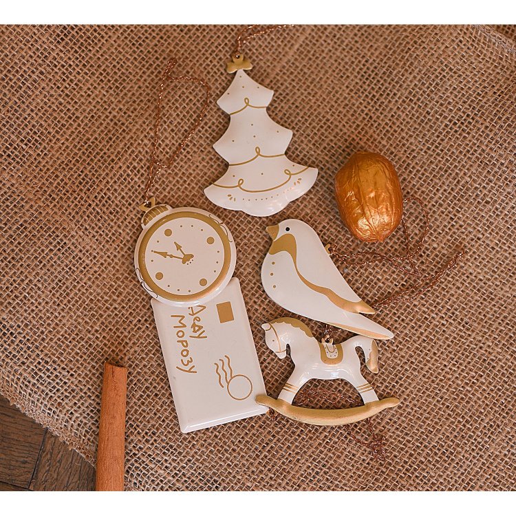 Фото 7 Металлическая ёлочная игрушка Письмо Деду Морозу (золотой) 113150 Lukno LGMNY-0163G
