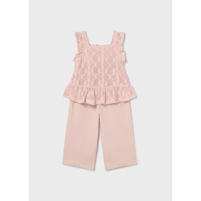 Комплект: блузка и брюки (пион)