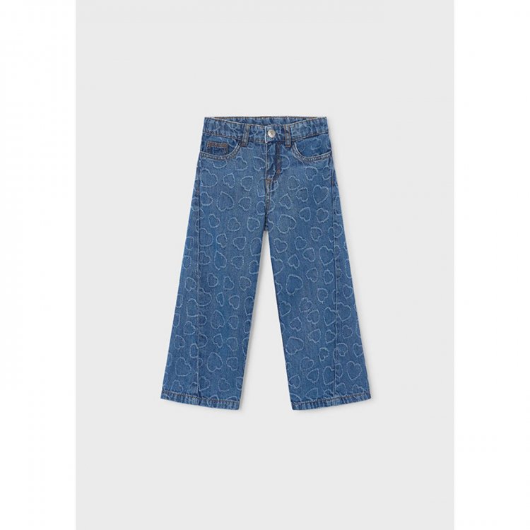 Джинсы (принт сердца)