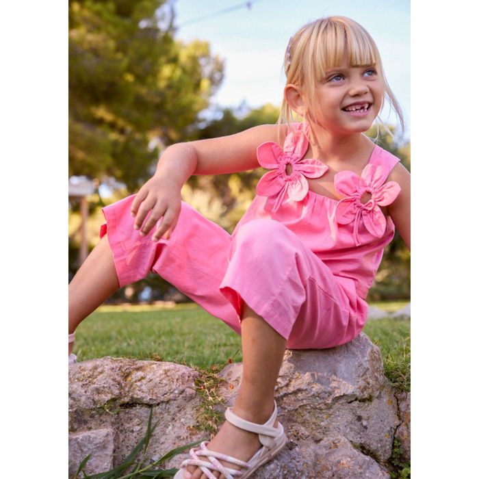 Комплект: топ+брюки (розовый)