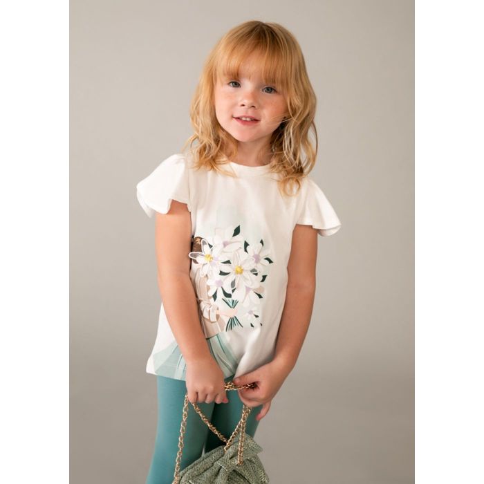 Комплект: футболка+легинсы (зеленый)