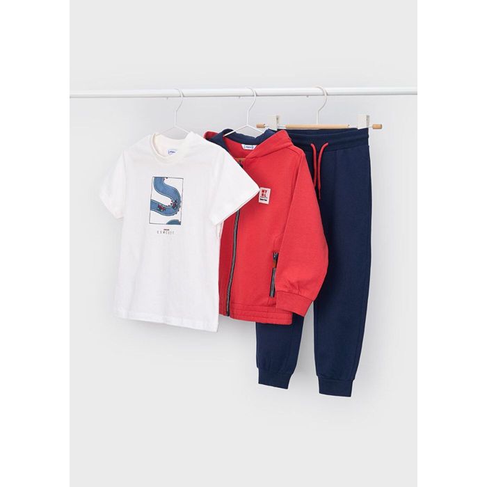 Спортивный костюм (красный/синий/белый)