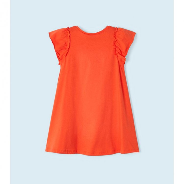 Фото 3 Платье с сумочкой (оранжевый с принтом) 99206 Mayoral 3947 29