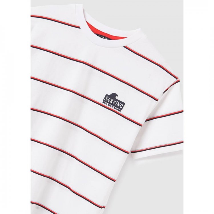 Фото 3 Комплект: 2 футболки, шорты (белый, красный, серый) 99332 Mayoral 6660 82