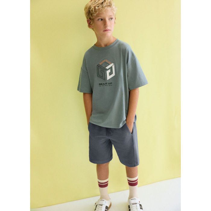 Комплект: футболка+шорты (зеленый)