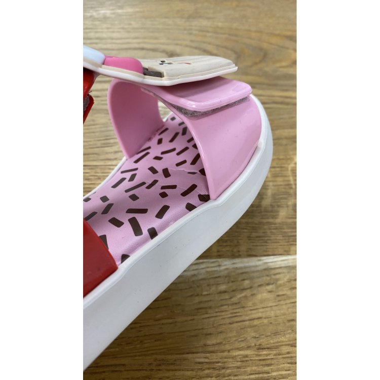 Фото 8 Уценка, залом. Сандалии MINI MELISSA JUMP CANDY BB (розовый маффин) 111270 Melissa 33741-AI262 U30