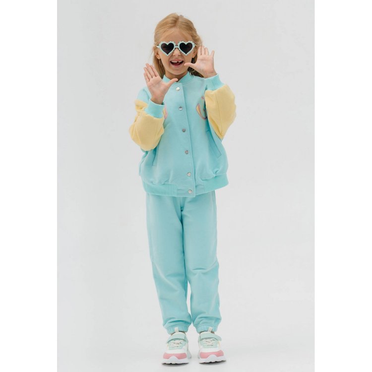 Комплект: бомбер + брюки Матрешка (мятный)
