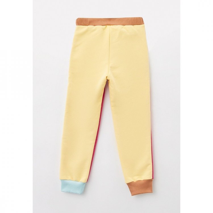 Фото 5 Комплект с вышивкой Фламинго: толстовка + брюки (желтый с розовым) 119178 Miagia C22-SU25-01-05-38