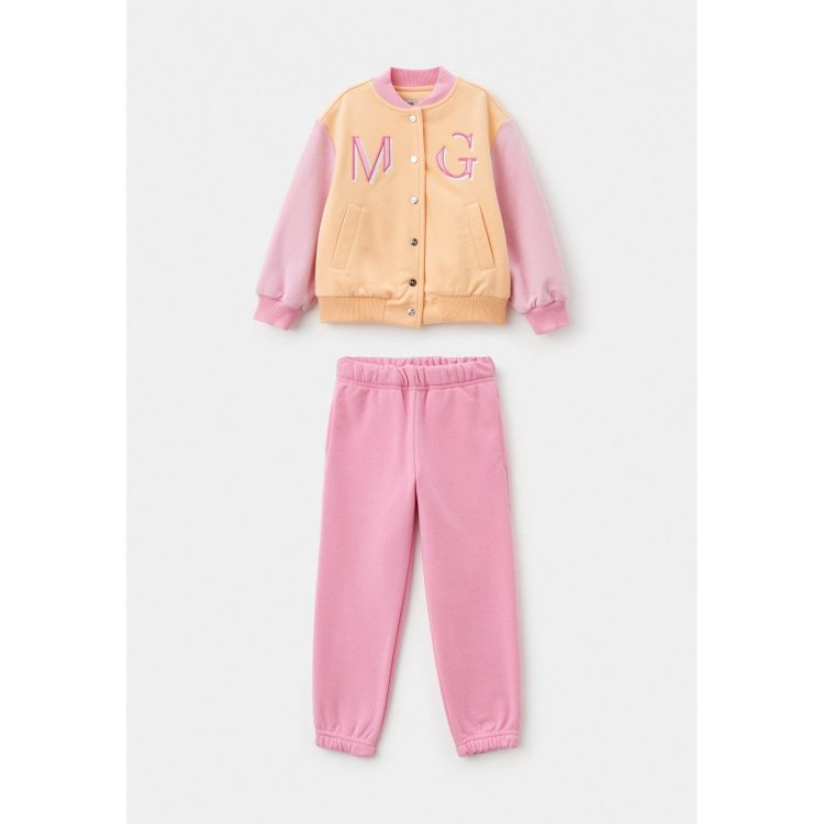 Комплект: бомбер + брюки Матрешка (персик)