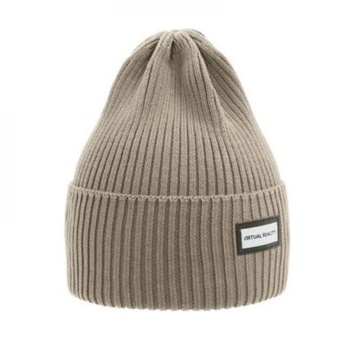 Шапка Виртуал (грязно-бежевый)