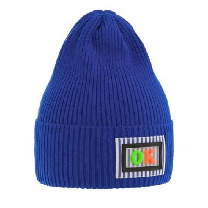 Шапка Вызов (ярко-джинсовый)