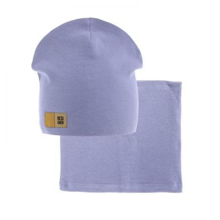 Комплект Эпизод: шапка+снуд (джинсовый)