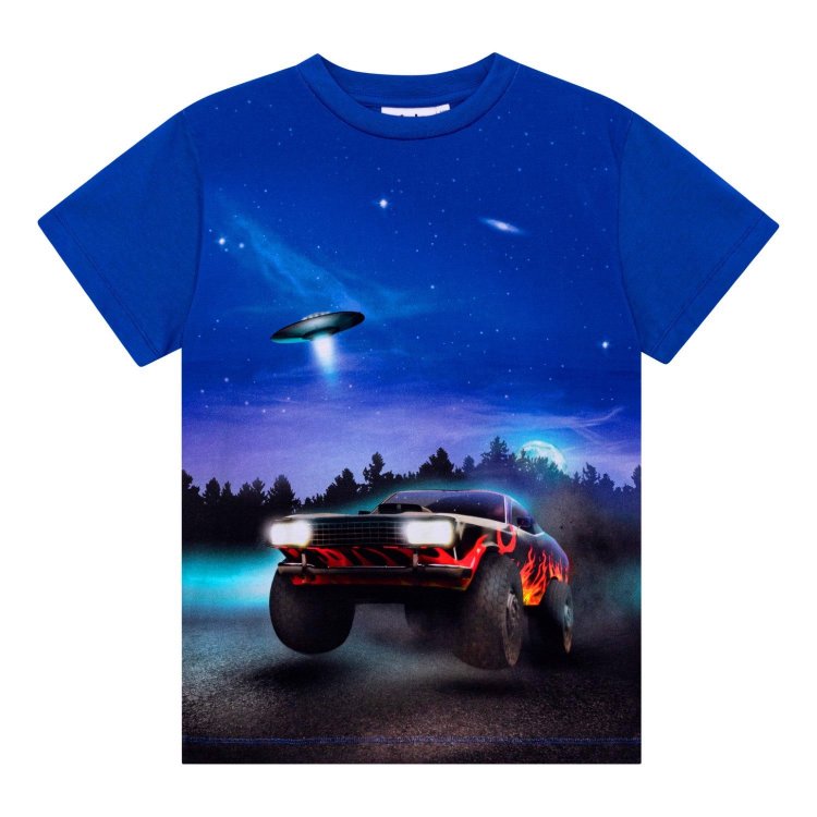 Molo Футболка Roxo UFO and  Car (внедорожник с НЛО)