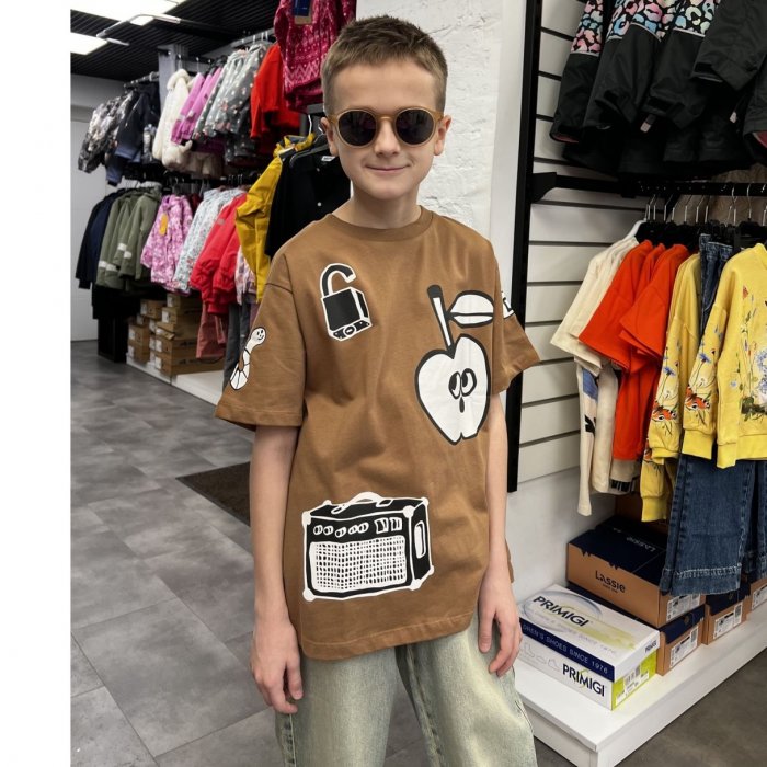 Футболка Rodney Wooden (коричневый)