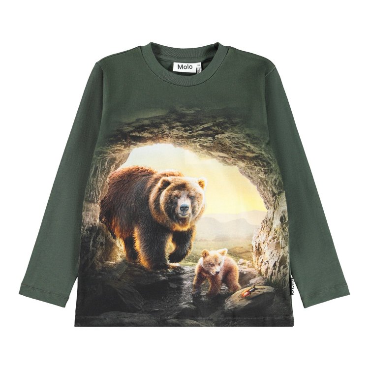 Molo Лонгслив Reif Bears in Cave (медведи в пещере)