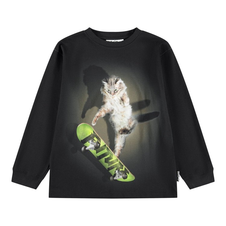 Molo Лонгслив Rube Skate Cat (кот на скейте)