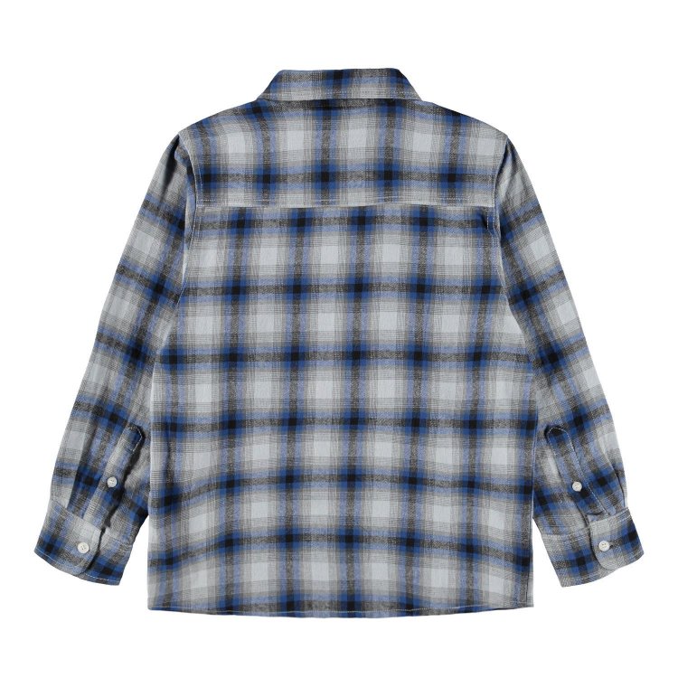 Фото 4 Рубашка Rozzy Moon Blue Check (голубой) 132812 Molo 1W25C202-5545