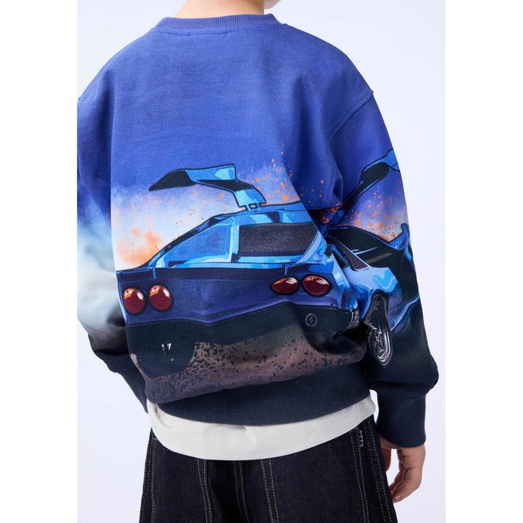 Фото 2 Толстовка Mattis Car Blue (с машиной) 133042 Molo 1W25J203-4991