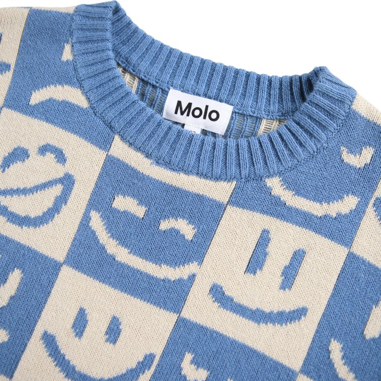 Фото 5 Толстовка Bello Moods knit (голубой) 132850 Molo 1W25K201-9684