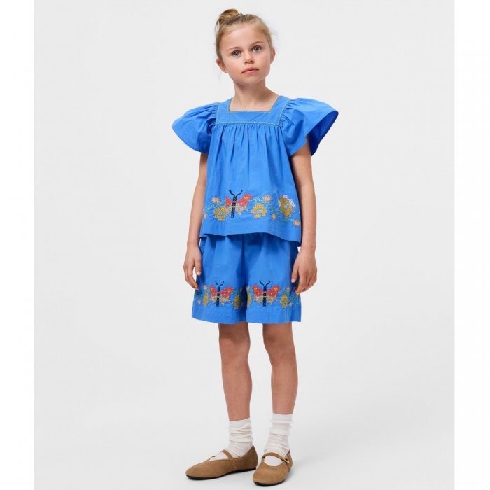 Шорты Ally Blue Flower (цветы на голубом)