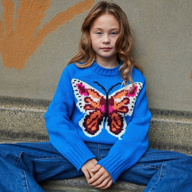 Фото 9 Свитер Gulda Butterfly Knit (с бабочкой) 120668 Molo 2W24K216-3654