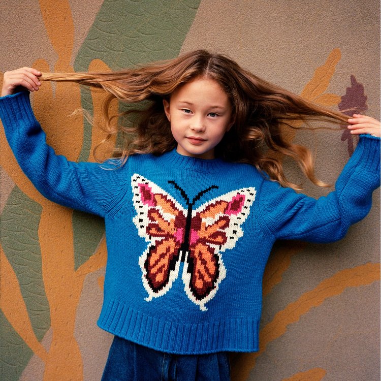 Фото 7 Свитер Gulda Butterfly Knit (с бабочкой) 120668 Molo 2W24K216-3654