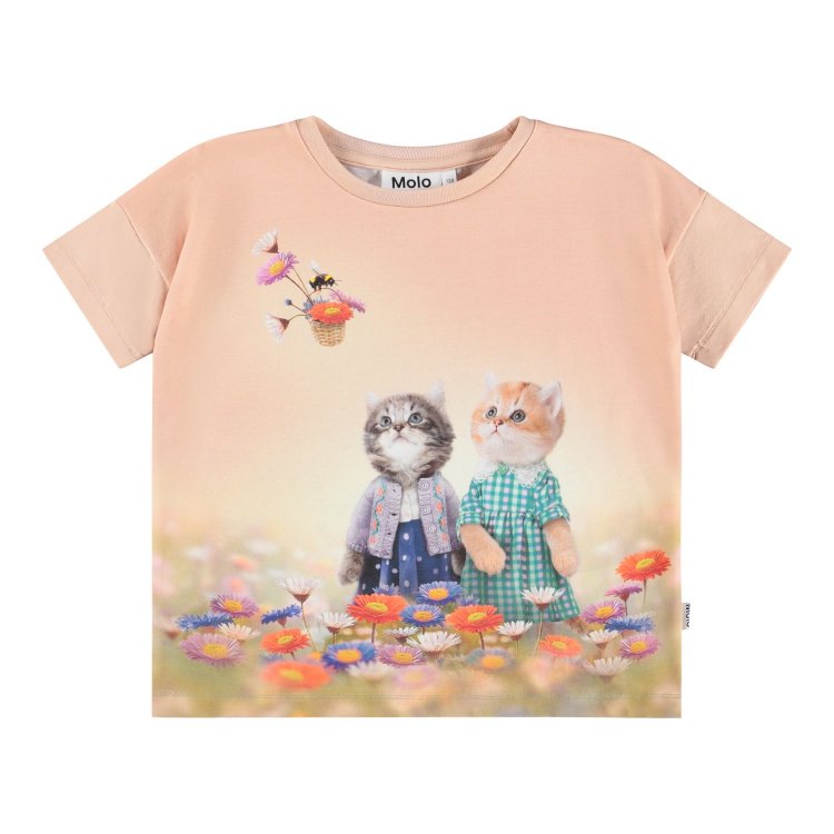Molo Футболка Raeesa Vintage Kittens (с котятами)