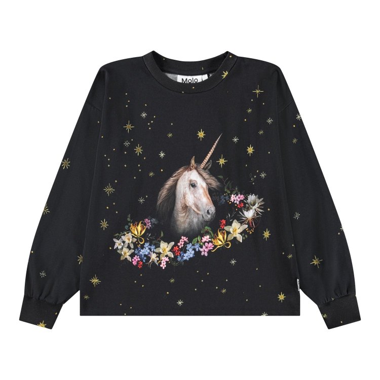 Molo Лонгслив Reniza Astral Unicorn (единорог в космосе)