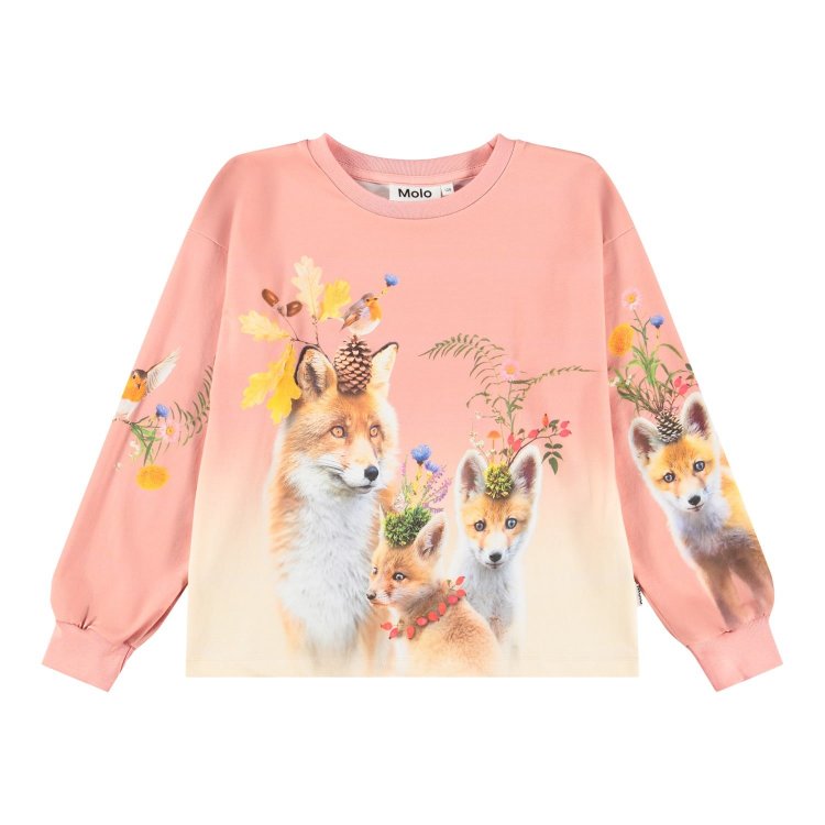 Molo Лонгслив Reniza Nature Glam (розовый)