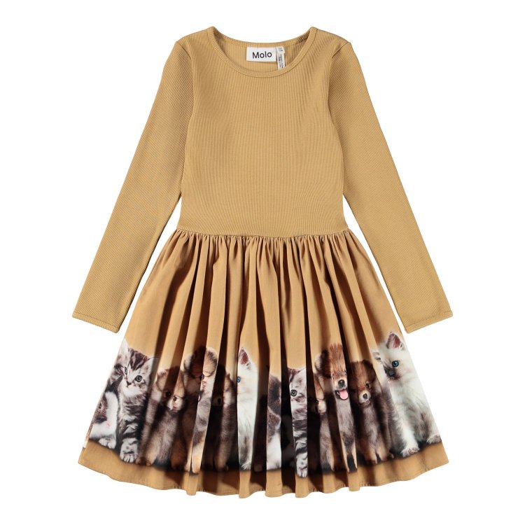 Molo Платье Casie Warm Fluffiness (бежевый)