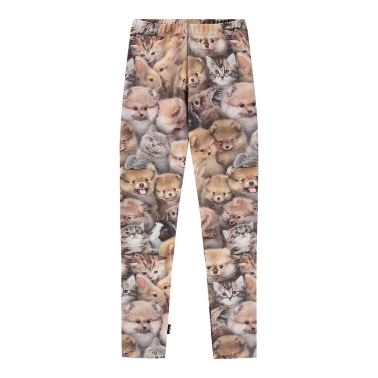 Molo Леггинсы Niki Fuzzy Fluffy (животные)
