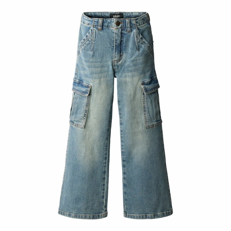 Molo Джинсы Addy Vintage Denim (голубой)