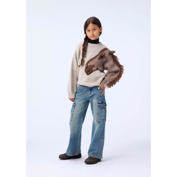 Фото 7 Джинсы Addy Vintage Denim (голубой) 133100 Molo 2W25I113-1109