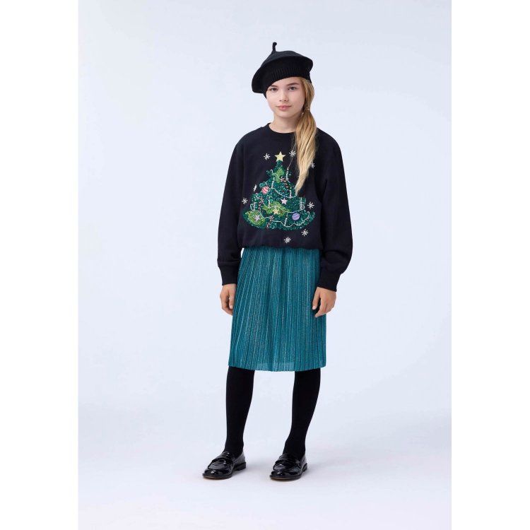 Фото 4 Толстовка Marge Christmas Tree (черный) 133327 Molo 2W25J207-9709