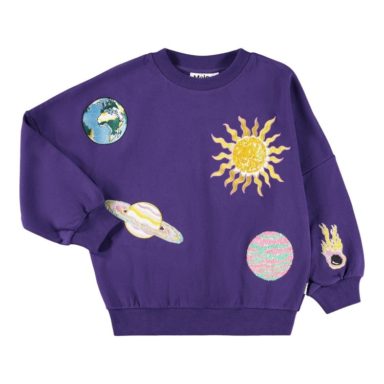 Фото 2 Толстовка Marika Sparkle Space (фиолетовый) 133268 Molo 2W25J214-9662