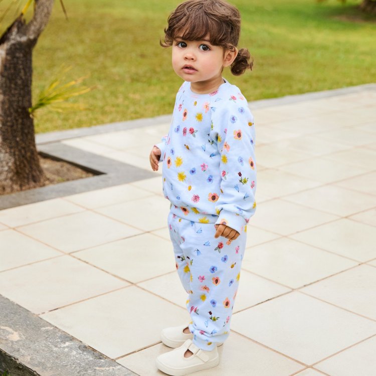 Фото 4 Брюки спортивные Simeon Small Flowers Baby (цветы) 127329 Molo 4S25I201-9280