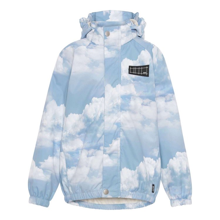 Molo Куртка ветровочная Waiton Cloudy Day (голубой с облаками)