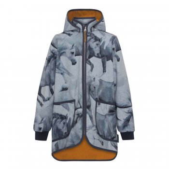 Molo Куртка softshell Hillary Dream Horses (серый с лошадьми)