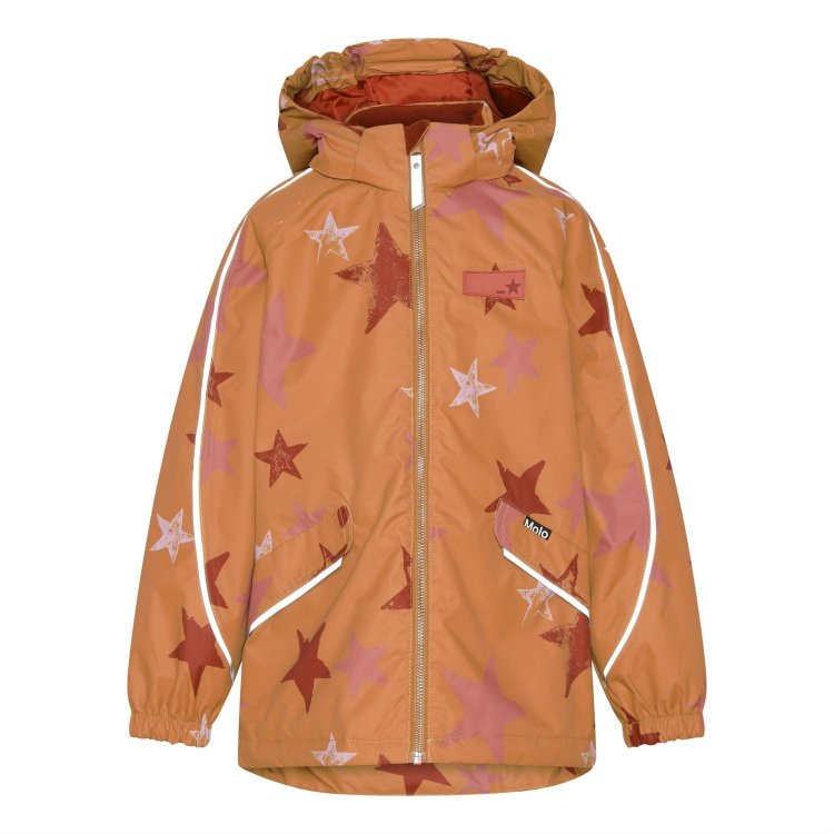 Molo Куртка демисезонная Heiko Rosewood Star (оранжевый со звездами)
