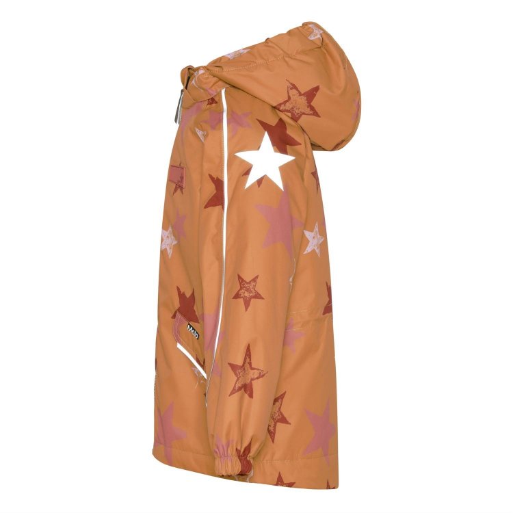 Фото 2 Куртка Molo демисезонная Heiko Rosewood Star (оранжевый со звездами) 74781 Molo 5W21M314 6397