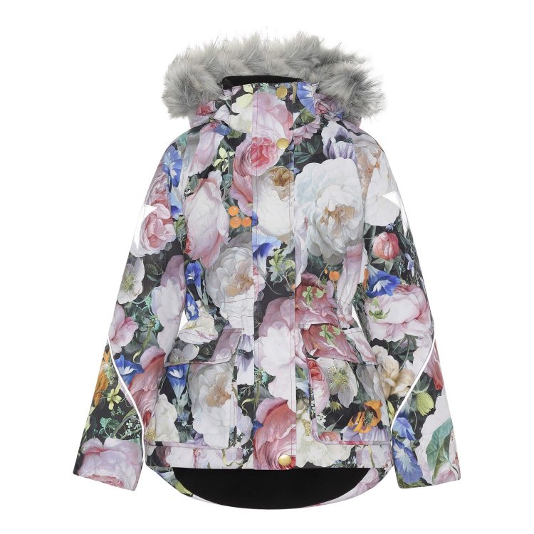 Molo Куртка Cathy Fur Still Life (цветы)